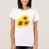 Zonnebloem, T-shirt voor dames (Voorkant)