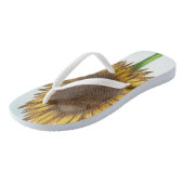 zonnebloem teenslippers (Schuin)