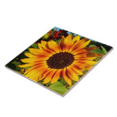 Zonnebloem Tegeltje (Zijkant)