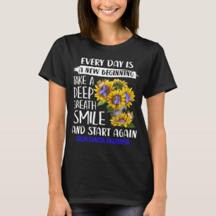 zonnebloem tegen darmkanker t-shirt