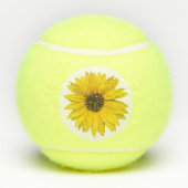 zonnebloem tennisballen (Achterkant)