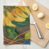 zonnebloem theedoek (Quarter Fold)