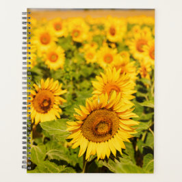 Zonnebloem Thema Gift voor Travel Lover Planner