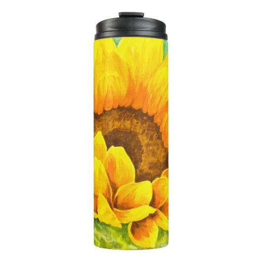 Zonnebloem Thermosbeker (Voorkant)