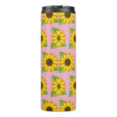 Zonnebloem Thermosbeker (Achterkant)