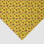 Zonnebloem Tissuepapier (Detail)