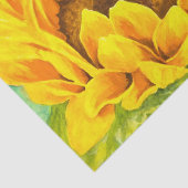 Zonnebloem Tissuepapier (Detail)