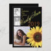 Zonnebloem Tri Foto Kaart (Voorkant / Achterkant)