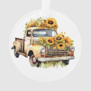 Zonnebloem Truck Ornament