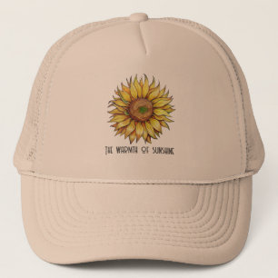 Zonnebloem trucker pet