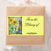 Zonnebloem Tuin Boek Bord Label (Insitu)