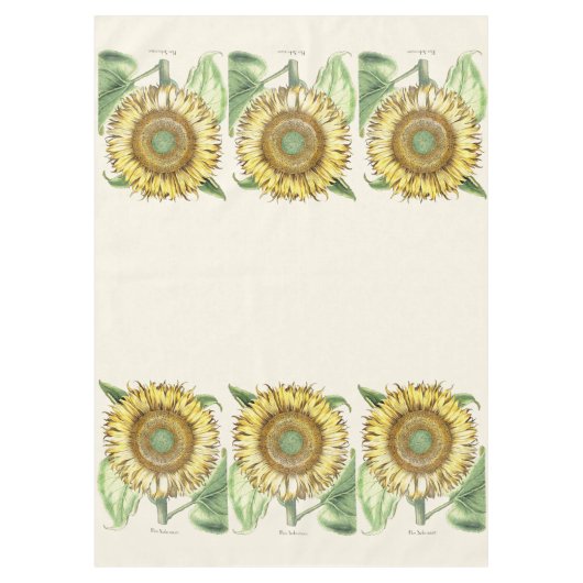 Zonnebloem Tuinbloemen Tablecloth Tafelkleed (Voorkant)