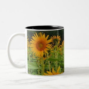 Zonnebloem Tweekleurige Koffiemok
