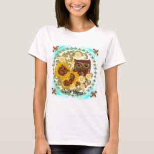 Zonnebloem Uil T-shirt