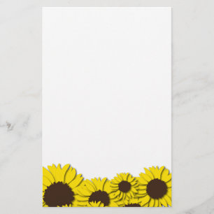 Zonnebloem Veldbaksteen Briefpapier
