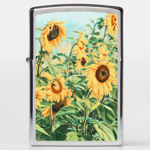 Zonnebloem Veldgele Blauwgroen Florence Design