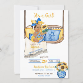 Zonnebloem veranda schommel Geel Blauw Zonnebloem  Kaart