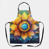 Zonnebloem Vibe Schort (Voorkant)