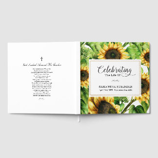 Zonnebloem Viering van het Leven Herdenkingsgasten Gastenboek