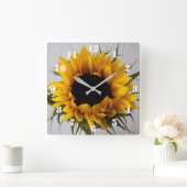 Zonnebloem Vierkante Klok (Huis)