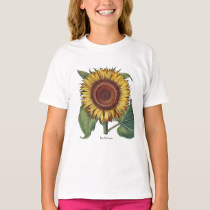 Zonnebloem Vintage Damask Flower Art T-shirt