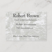 Zonnebloem Visitekaartje (Achterkant)