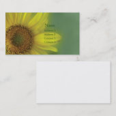 Zonnebloem Visitekaartje (Voorkant / Achterkant)