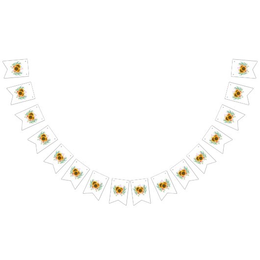 Zonnebloem Vlaggetjes (Alle)