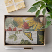 Zonnebloem Vlinderzaadpakket Ephemera Tissuepapier (Geschenk)