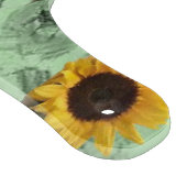 Zonnebloem voor de snijkant van glas snijplank (Hoek)