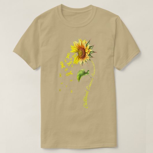 Zonnebloem voor kinderkanker923 t-shirt (Design voorkant)