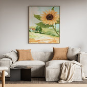 Zonnebloem Wall Art Canvas Afdruk