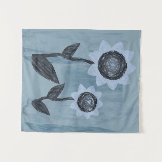 Zonnebloem Wandkleed (Voorkant (horizontaal))