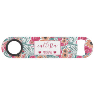 Zonnebloem Waterverf Floral Pattern Speed Flessenopener