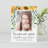 Zonnebloem Waterverf Fotogradatie Partij (Staand voorkant)