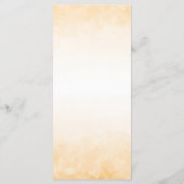 Zonnebloem Waterverf Menu Kaart (Achterkant)