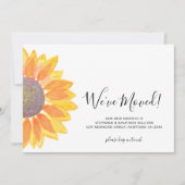 Zonnebloem We hebben de Kaart van de Aankondiging  (Voorkant)