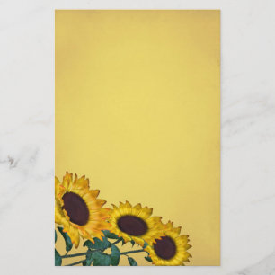 Zonnebloem Weddenschap Briefpapier