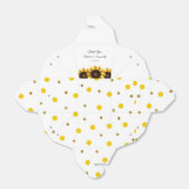 Zonnebloem Weddenschap Hartelijk dank Bedankdoosjes (Uitgevouwen)