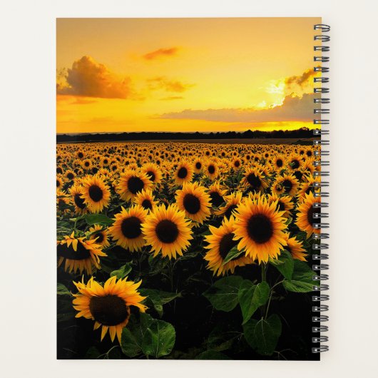 Zonnebloem Weddenschap Planner (Achterkant)