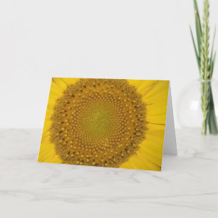 Zonnebloem Wenskaart Kaart