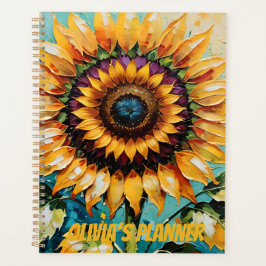 Zonnebloem. Whimsical Zonnebloem, Herfst, Herfst Planner