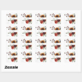 Zonnebloem & Wildflowers Bloemen Vierkante Sticker (Vel)