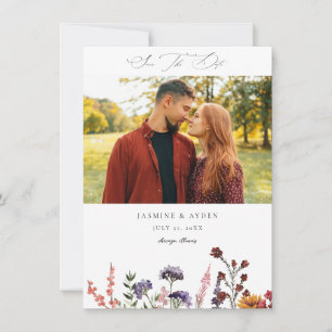 Zonnebloem & Wildflowers Floral Wedding 2 Save The Date