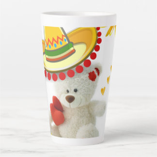 Zonnebloem Witte Teddy Bear Latte Mok