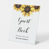 Zonnebloem Woestijngebak Pedestal Sign Reclamebord Met Voetstuk (Voorkant)