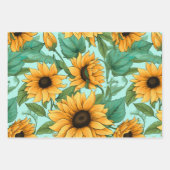 Zonnebloem Wrapping Paper Sheets (Voorkant 2)