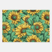 Zonnebloem Wrapping Paper Sheets (Voorkant)