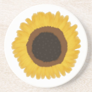 Zonnebloem Zandsteen Onderzetter