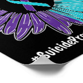 Zonnebloem Zelfmoordpreventie Poster (Hoek)